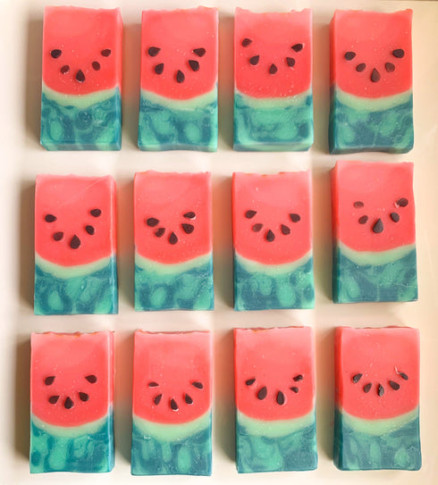 The Sass Bar Ombré Watermelon Loaf Soap